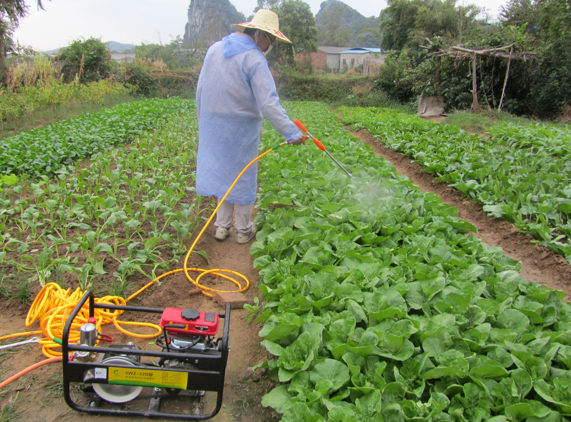 stretcher mounted sprayer 